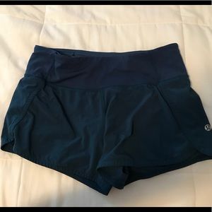 Darker blue speed short lululemon